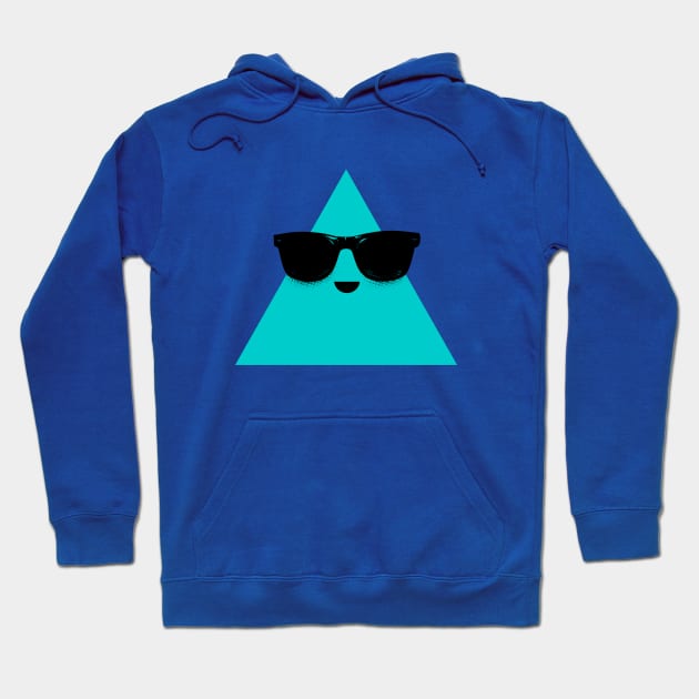 Cool Triangle Hoodie by Pixelmania